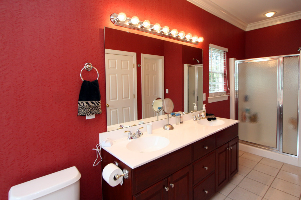 180 Monte Vista Road Union Hall, VA 24176 - Photo 9 of 10 a bathroom with a sink vanity mirror and toilet