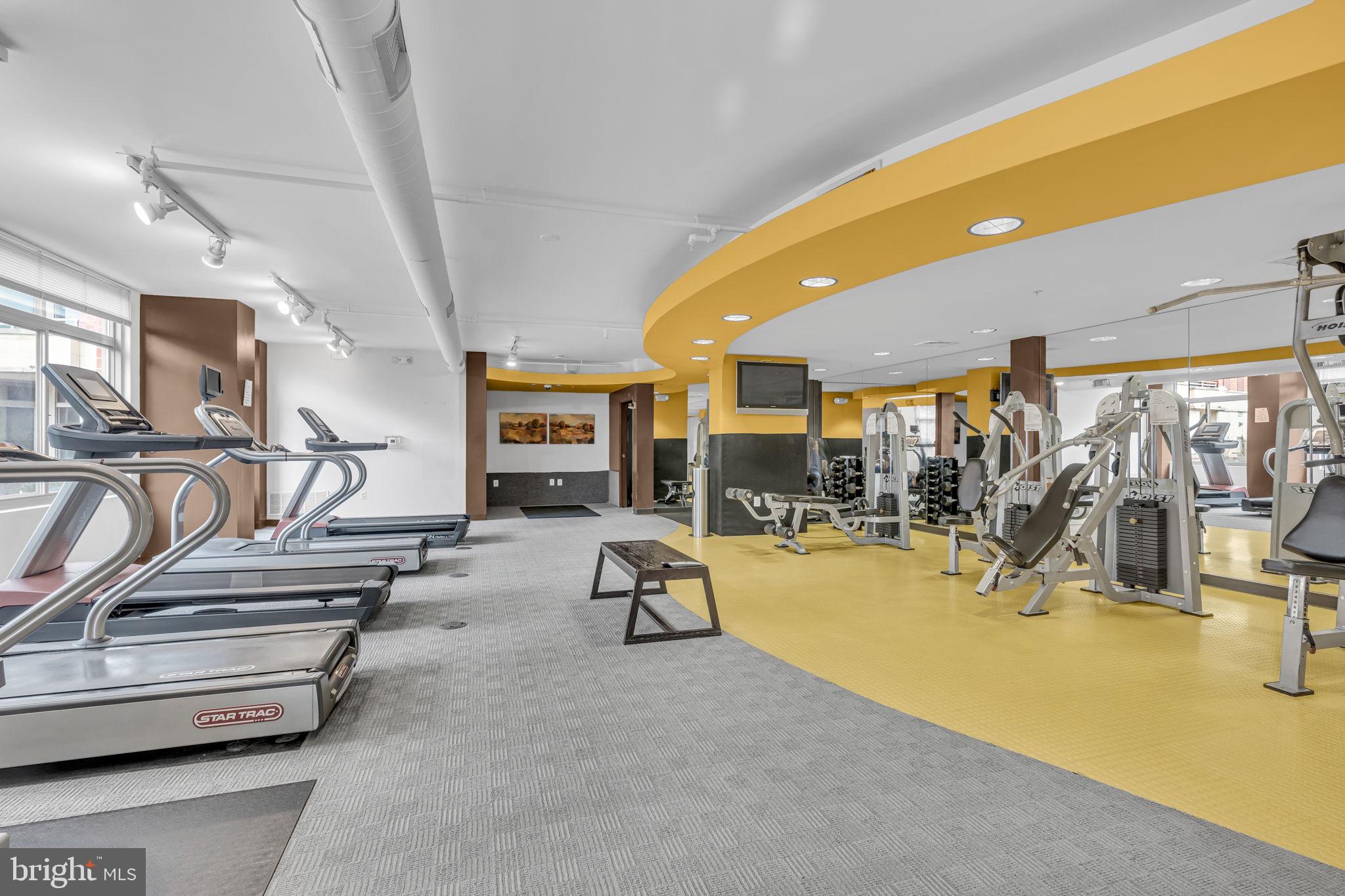 3600 South Glebe Road, Unit 606W Arlington, VA 22202 - Photo 23 of 30 a view of a room with gym equipment