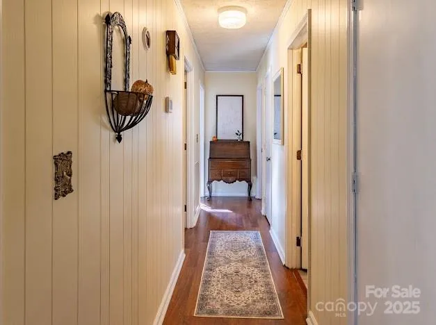 a view of an empty room with a fireplace