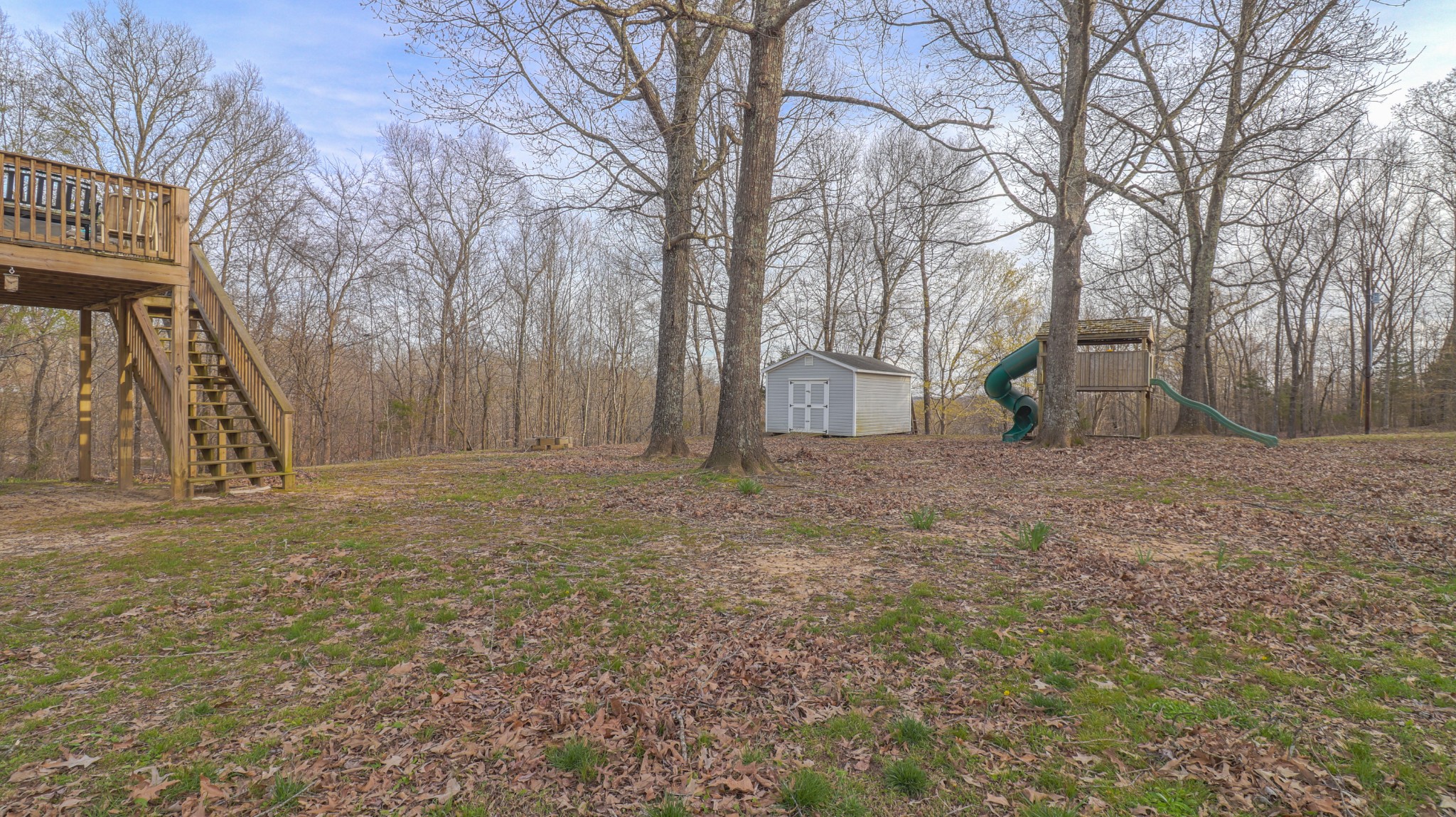 182 Lohrig Road Jackson, TN 38301 - Photo 24 of 25 a view of a backyard with large trees