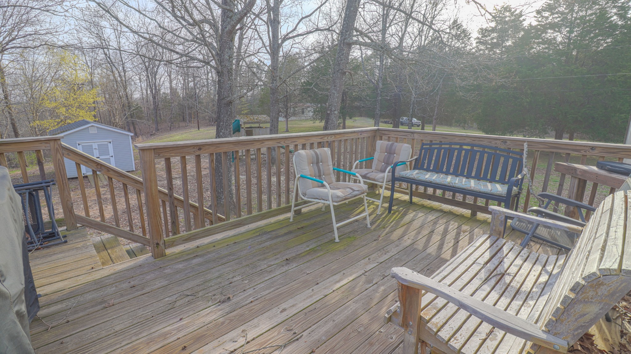 182 Lohrig Road Jackson, TN 38301 - Photo 8 of 25 a view of balcony with wooden floor and fence