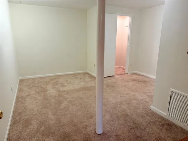 a view of an empty room