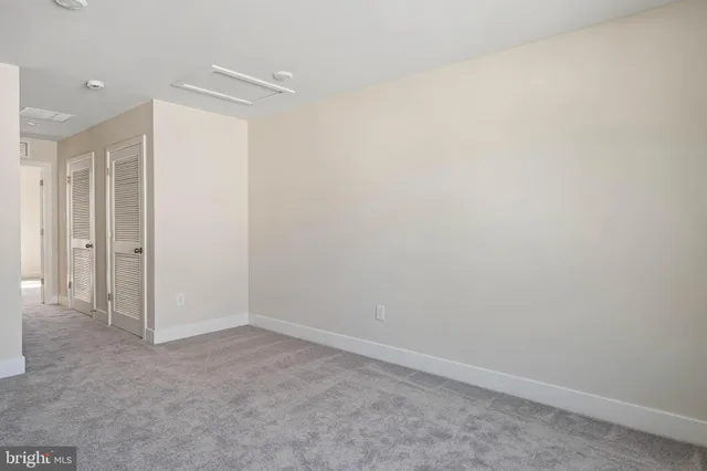 a view of an empty room