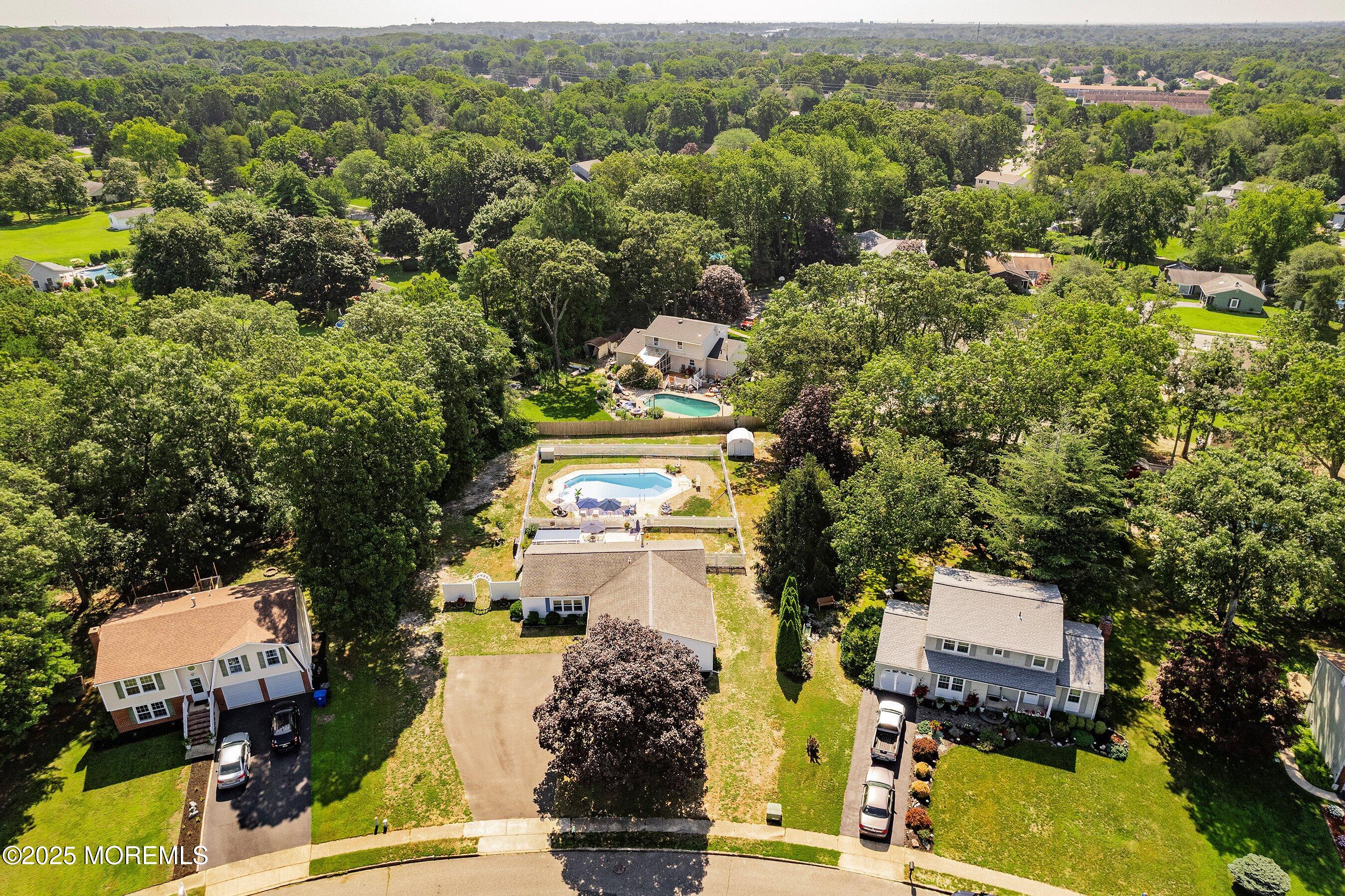 718 Millbrook Road Brick, NJ 08724 - Photo 25 of 26 an aerial view of residential houses with outdoor space