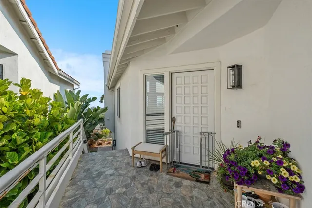 a view of a swimming pool with a lounge chairs