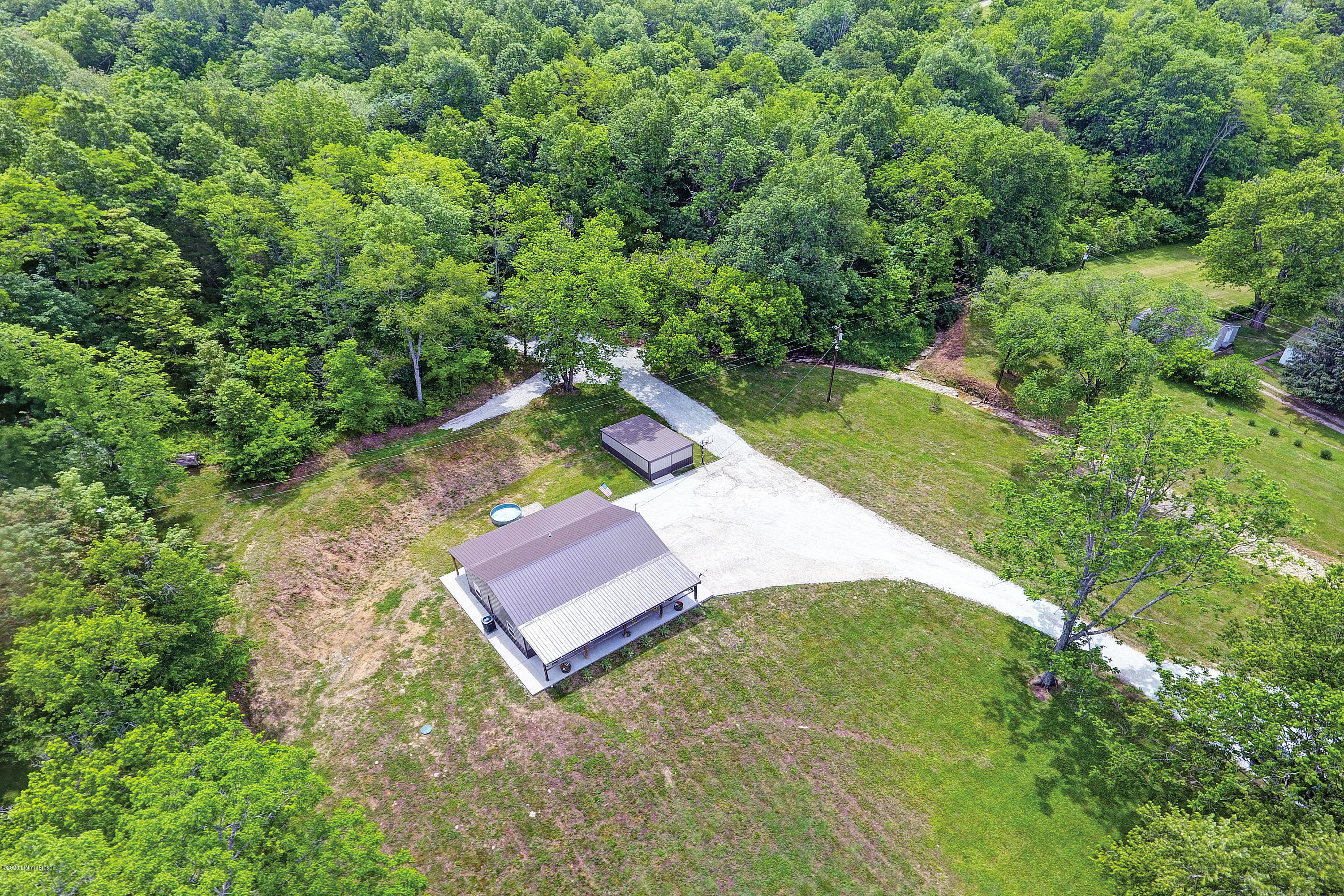 6066 Fallen Timber Road Sulphur, KY 40070 - Photo 37 of 45 Aerial of property
