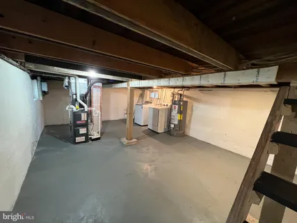 a view of storage and utility room