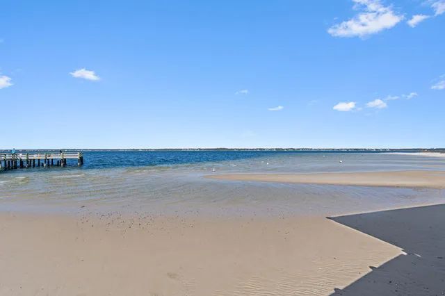 a view of an ocean and beach