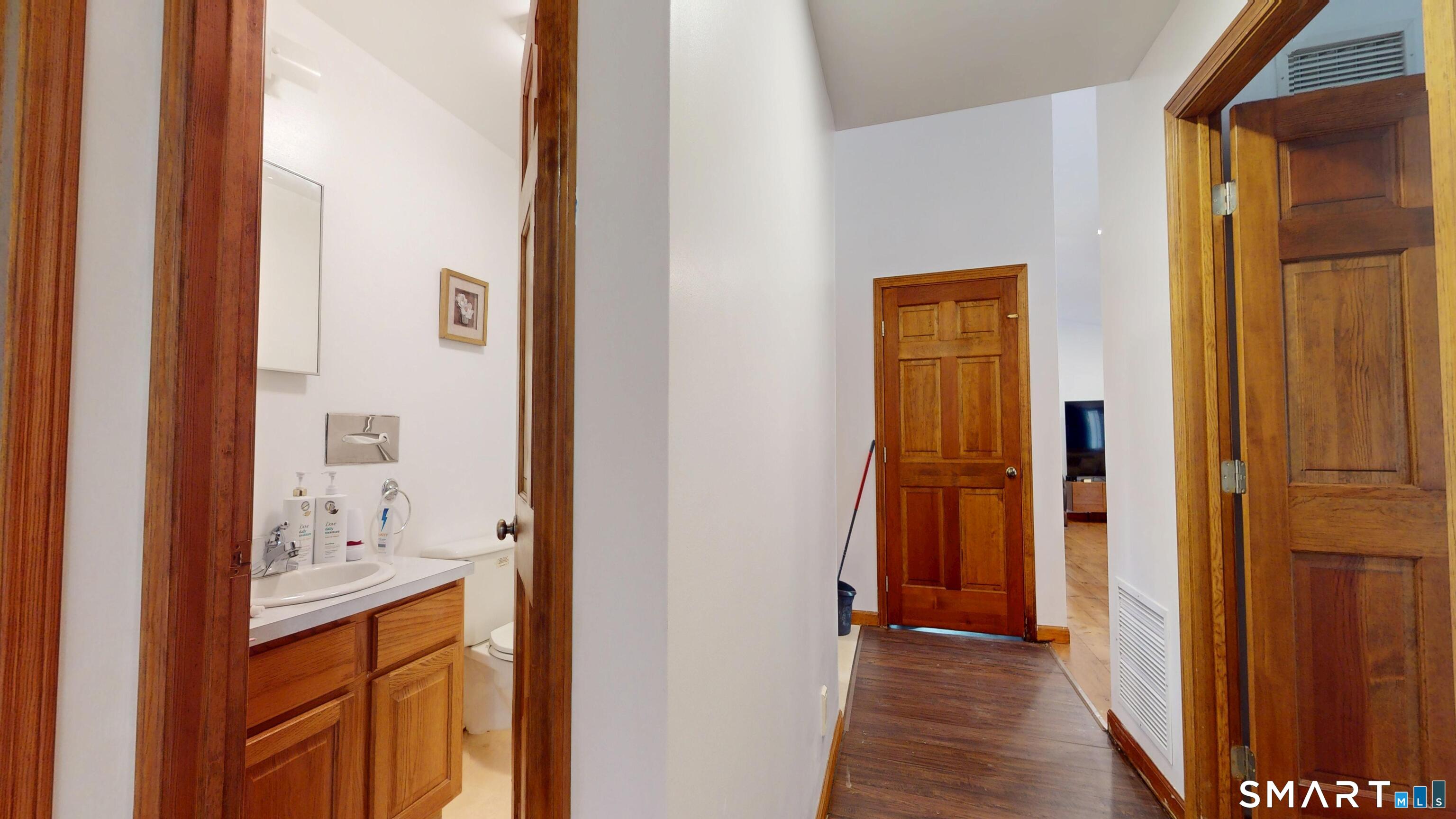41 Mill Bridge Road Eastford, CT 06242 - Photo 10 of 39 a bathroom with a sink and a mirror