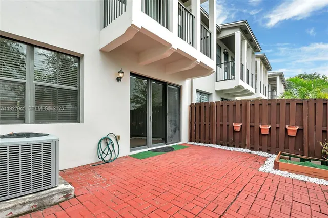 a backyard of a house