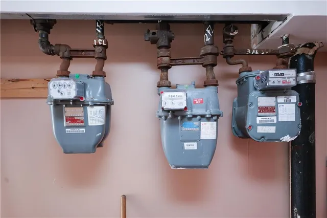 a room with storage and utility