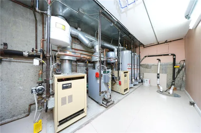 a view of a storage room with utility room