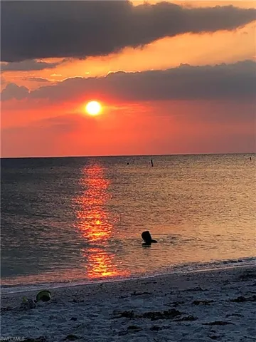 a view of an ocean beach
