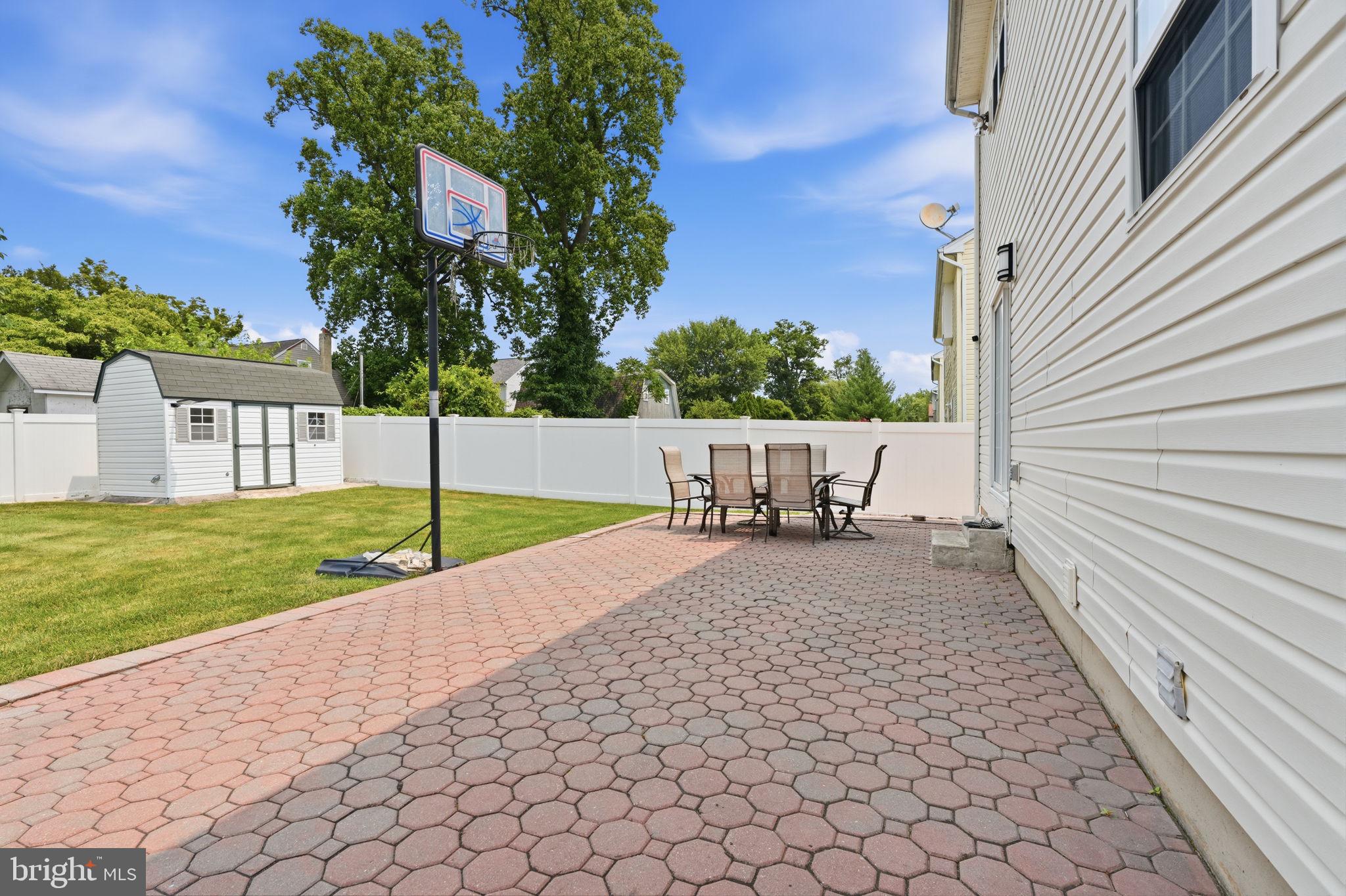 2347 Maple Avenue Croydon, PA 19021 - Photo 38 of 60 Spacious backyard with basketball hoop.