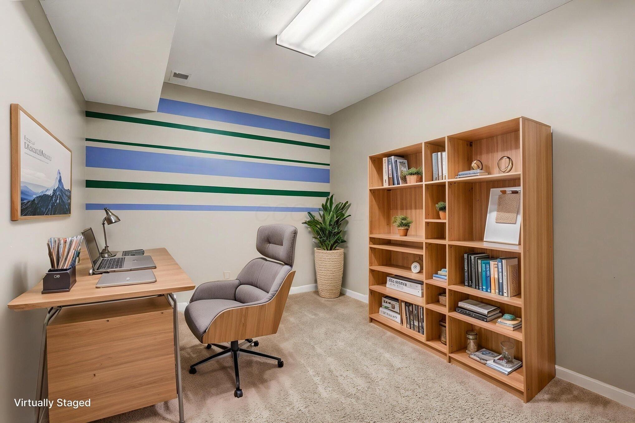 1855 Spring Valley Road London, OH 43140 - Photo 29 of 54 A virtually staged view of this room as an office.