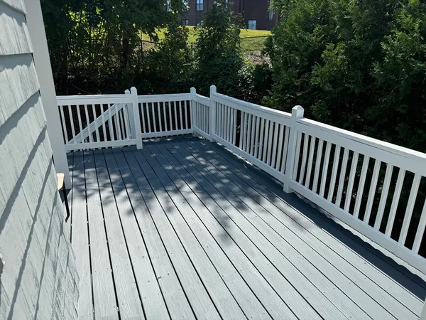 a view of deck with wooden floor and outdoor space