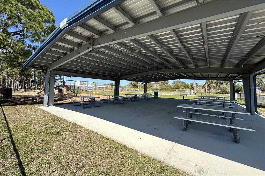816 Angela Avenue, Unit B Rockledge, FL 32955 - Photo 34 of 34 a view of a gym with wooden roof