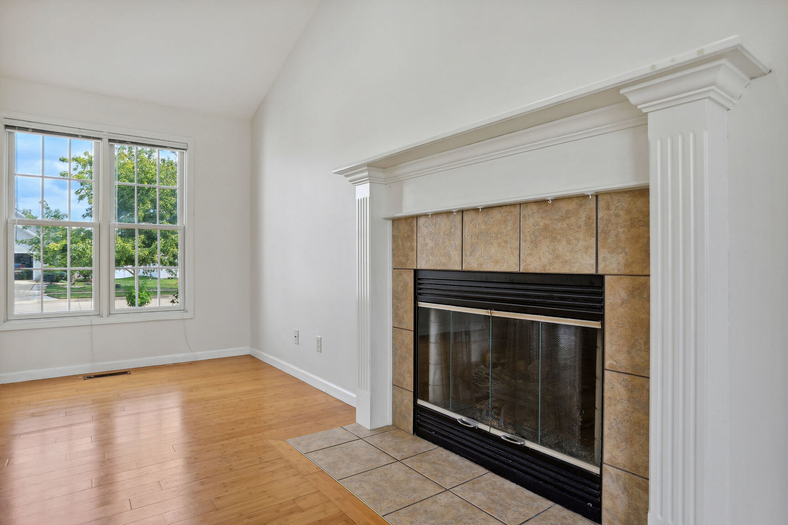 905 Switchgrass Lane Champaign, IL 61822 - Photo 8 of 51 a view of empty room with window and fireplace