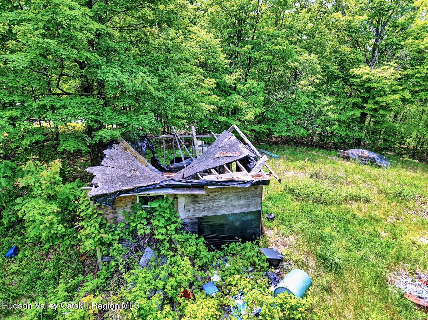 268 Potic Mountain Road Catskill, NY 12414 - Photo 20 of 33 a aerial view of a house with a yard