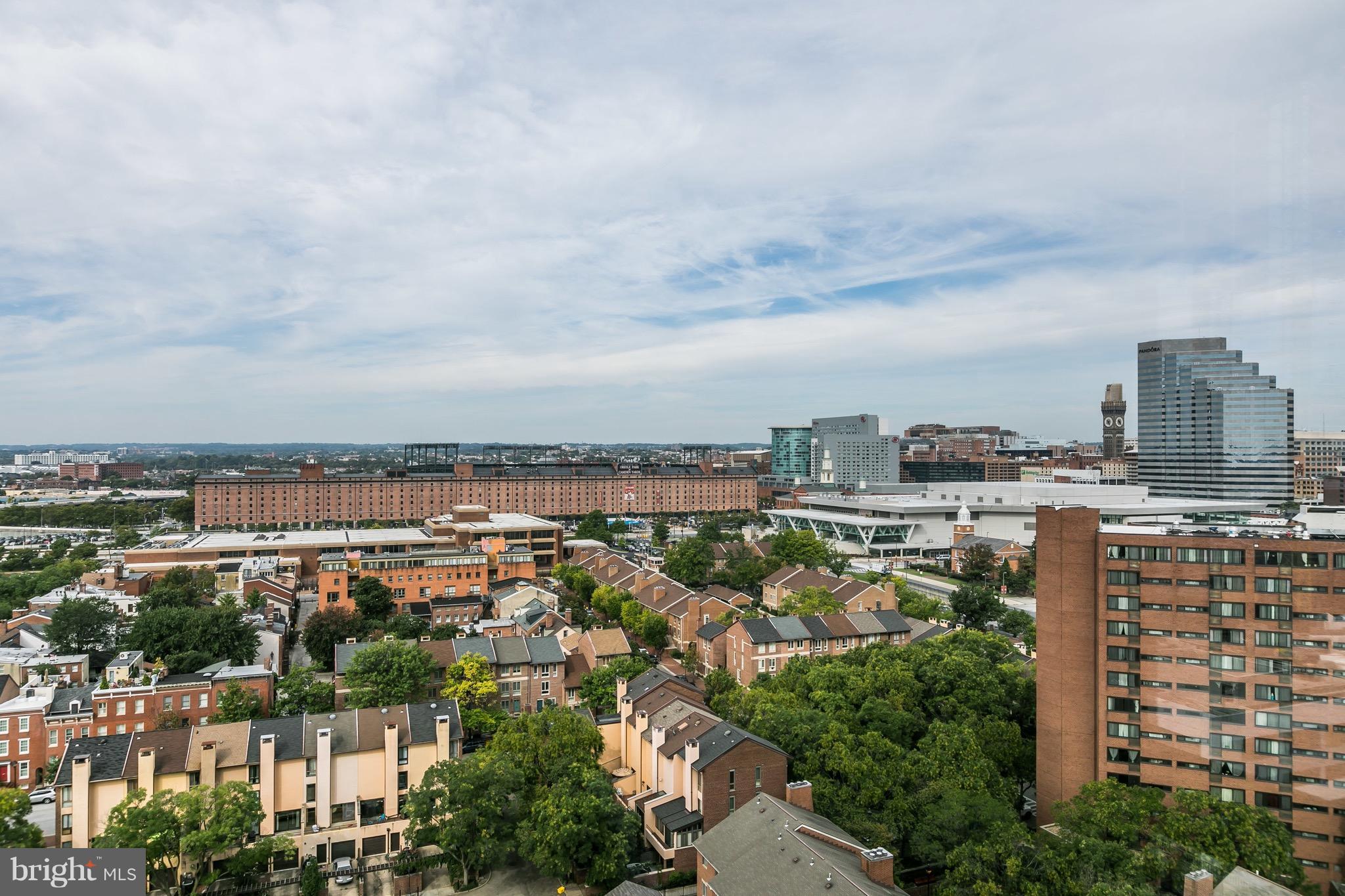 10 East Lee Street, Unit 1209 Baltimore, MD 21202 - Photo 25 of 38 a view of a city with buildings