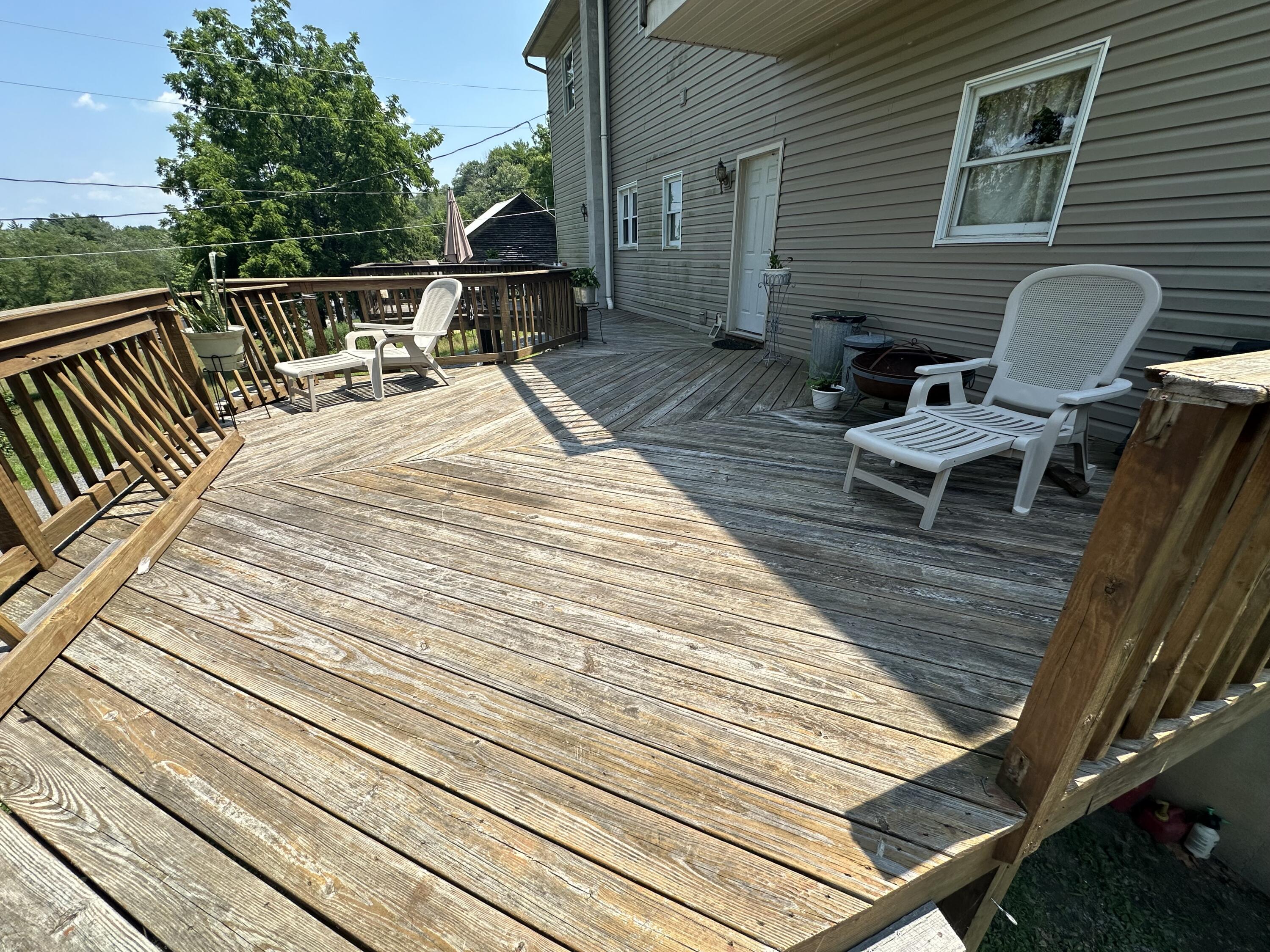 737 Lower Cherry Valley Road Stroudsburg, PA 18360 - Photo 35 of 40 REAR DECK VIEW 1