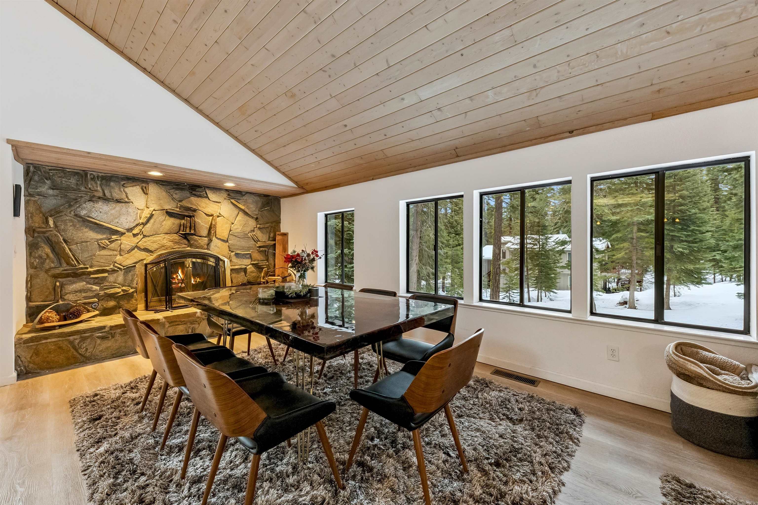 1141 Regency Way Tahoe Vista, CA 96148 - Photo 16 of 28 a dining room with furniture and wooden floor