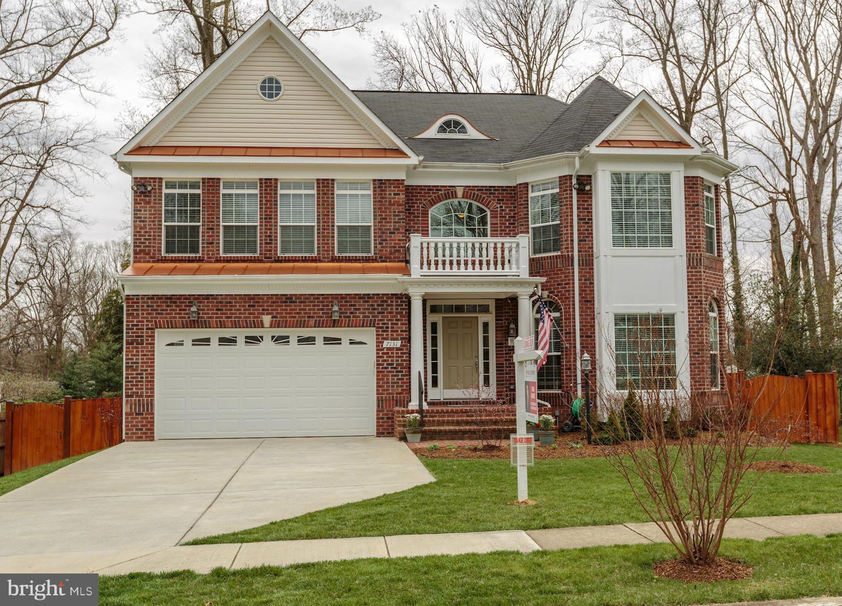 7131 Alger Road Falls Church, VA 22042 - Photo 1 of 29 Brick Front Colonial