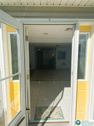 a view of a entryway door of the house