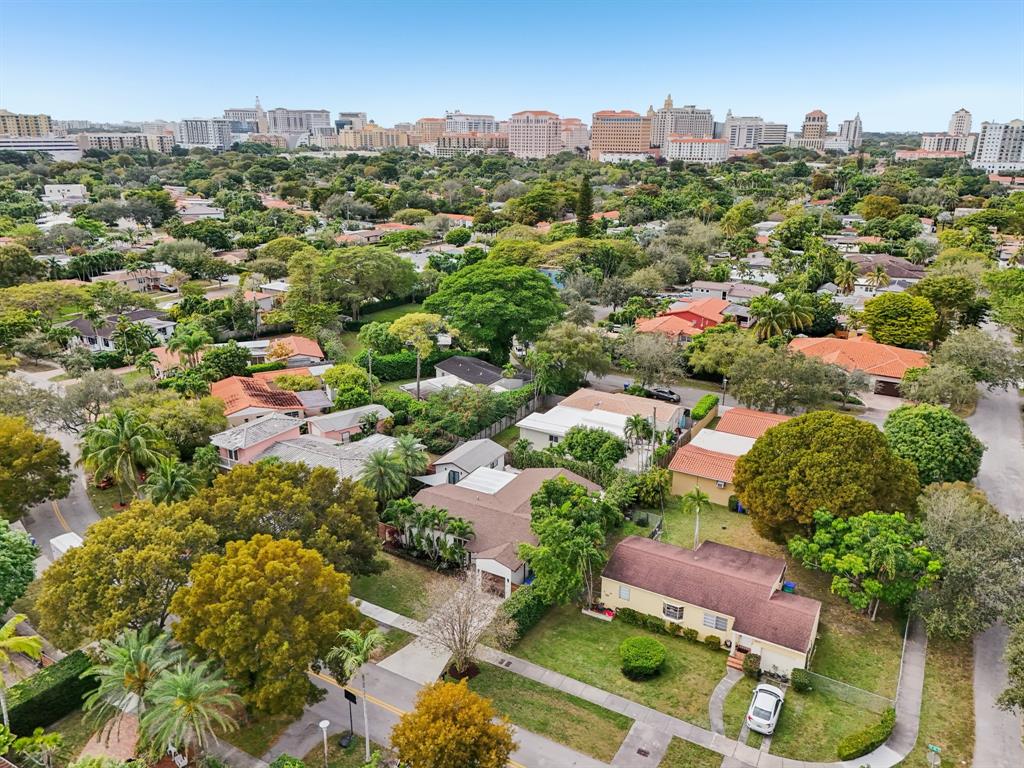 1660 Southwest 32nd Court Miami, FL 33145 - Photo 33 of 34 an aerial view of residential houses with outdoor space and street view