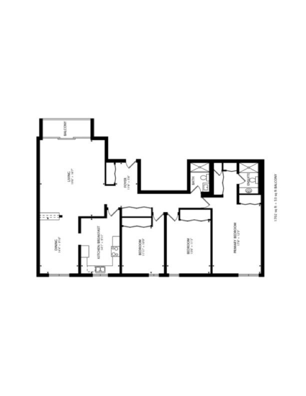 2324 Central Street, Unit 2B Evanston, IL 60201 - Photo 28 of 28 a picture of a floor plan