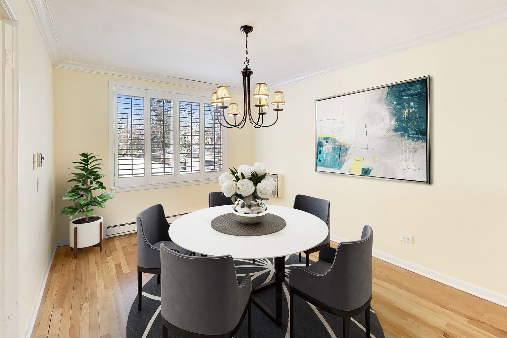 2324 Central Street, Unit 2B Evanston, IL 60201 - Photo 9 of 28 a dining room with furniture and window