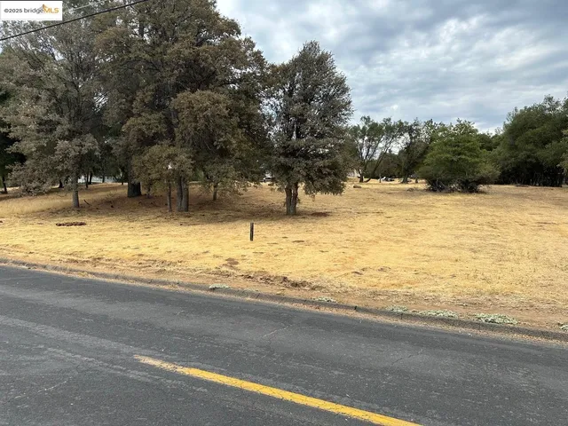 a view of yard covered with snow