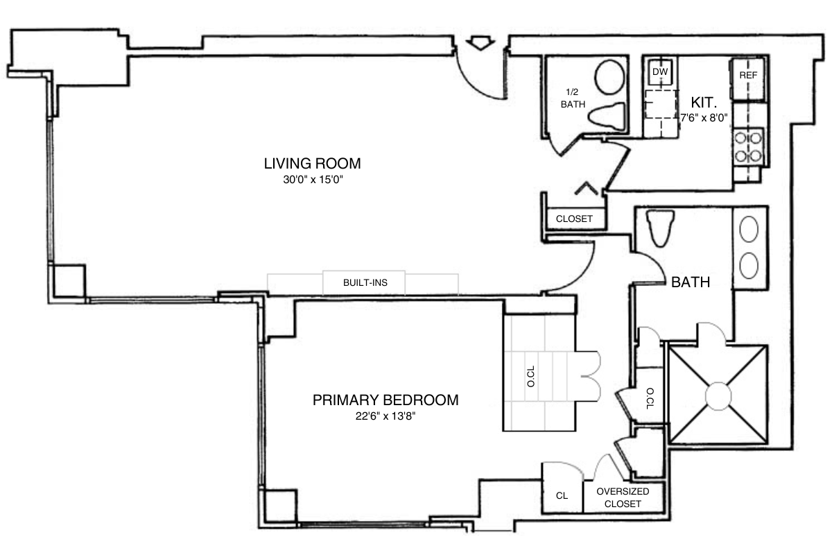 721 5th Avenue, Unit 41H Manhattan, NY 10022 - Photo 15 of 15 a picture of a bathroom with a shower