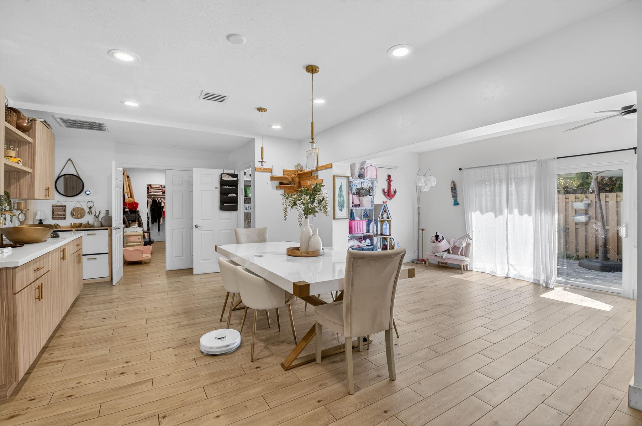 21724 Little Bear Way Boca Raton, FL 33428 - Photo 27 of 47 a view of a dining room with furniture and wooden floor