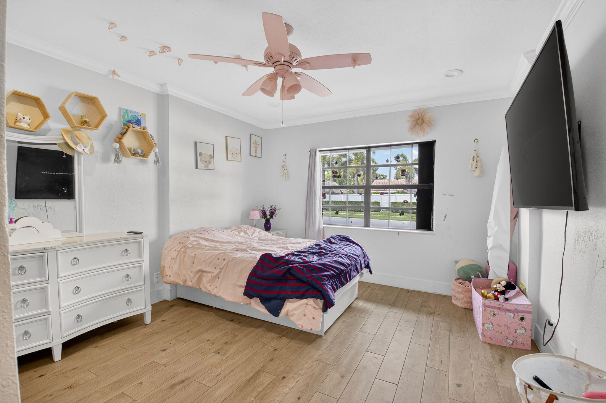 21724 Little Bear Way Boca Raton, FL 33428 - Photo 33 of 47 a bed room with a bed tv and a window