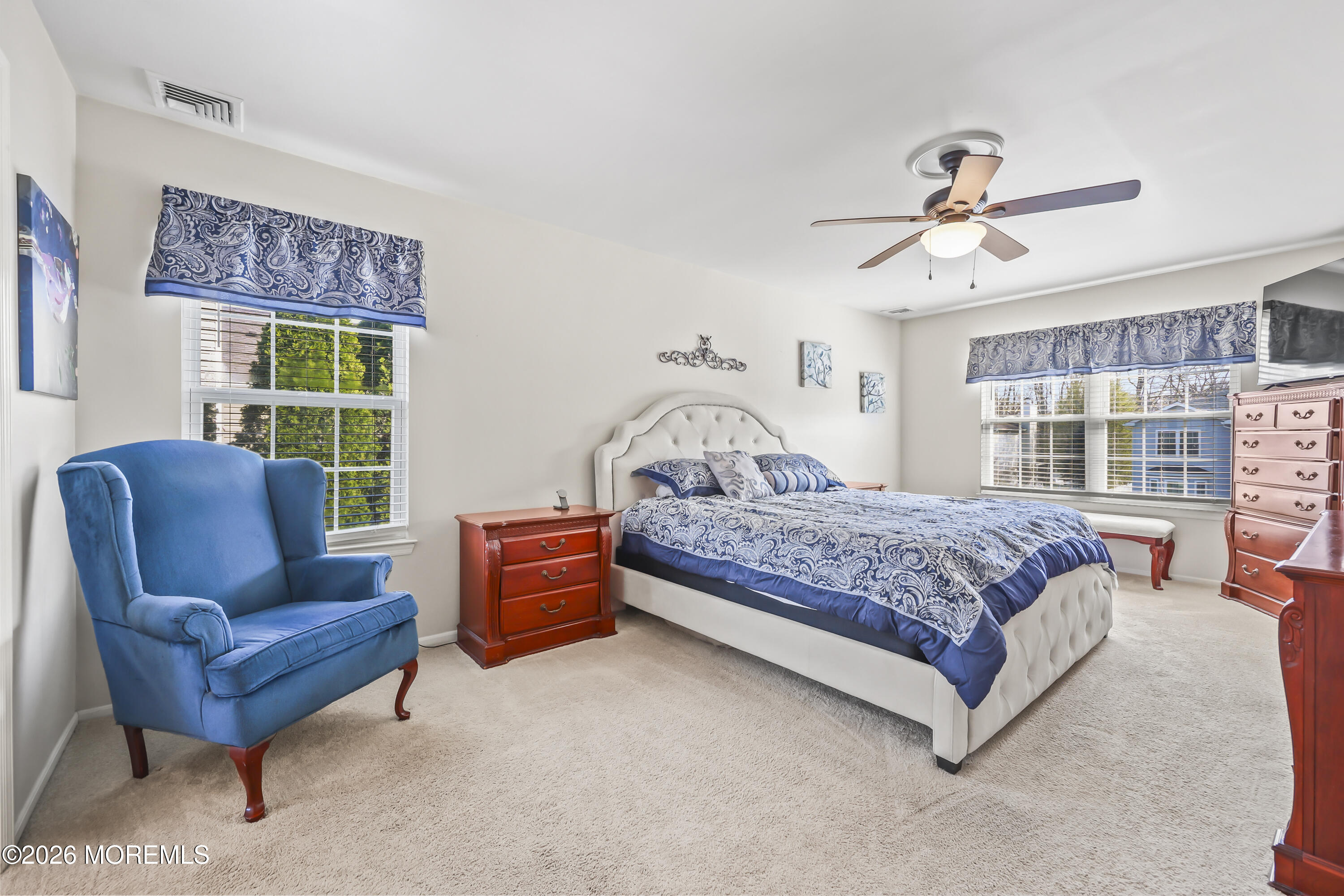 17 Sun Hollow Road Howell, NJ 07731 - Photo 21 of 43 a bedroom with a bed and a couch