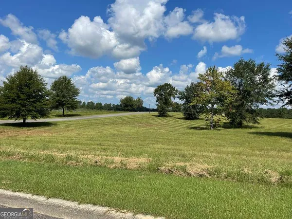 a view of a big yard with a house