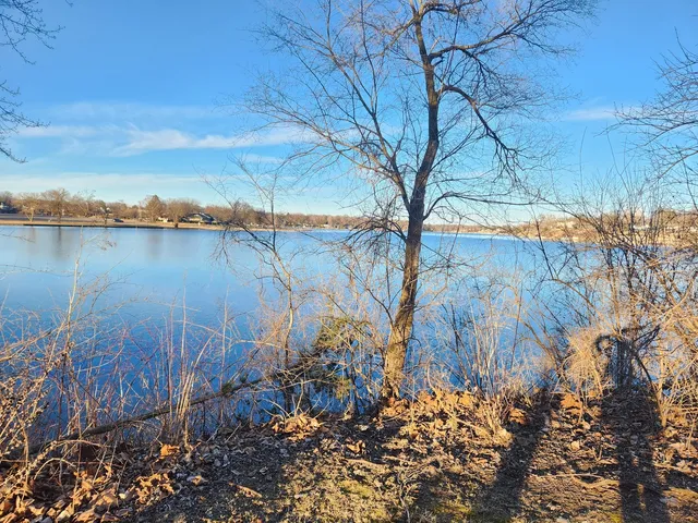 a view of lake with a tree
