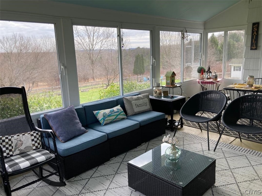 2886 West Lake Road Skaneateles, NY 13152 - Photo 9 of 46 It looks out on the yard and trees beyond. Not an