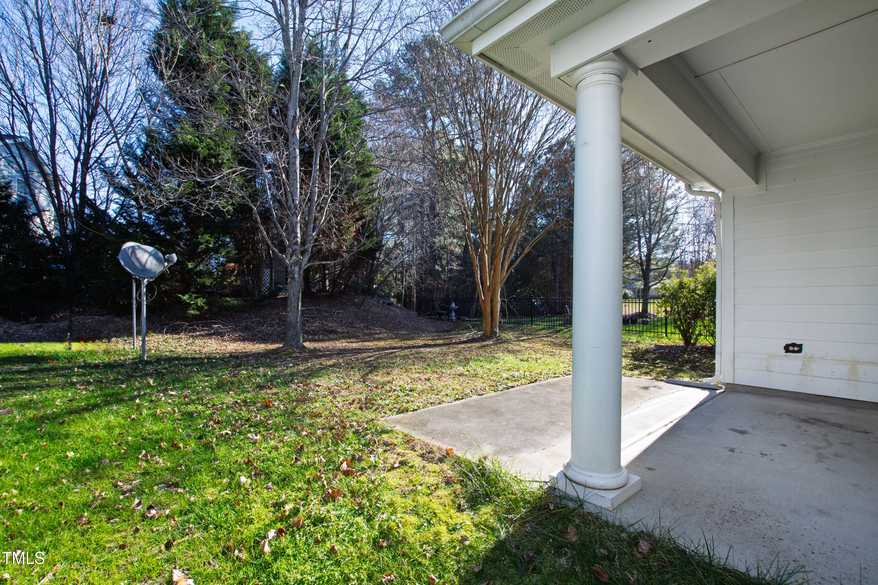336 New Milford Road Cary, NC 27519 - Photo 44 of 53 a view of a house with a backyard