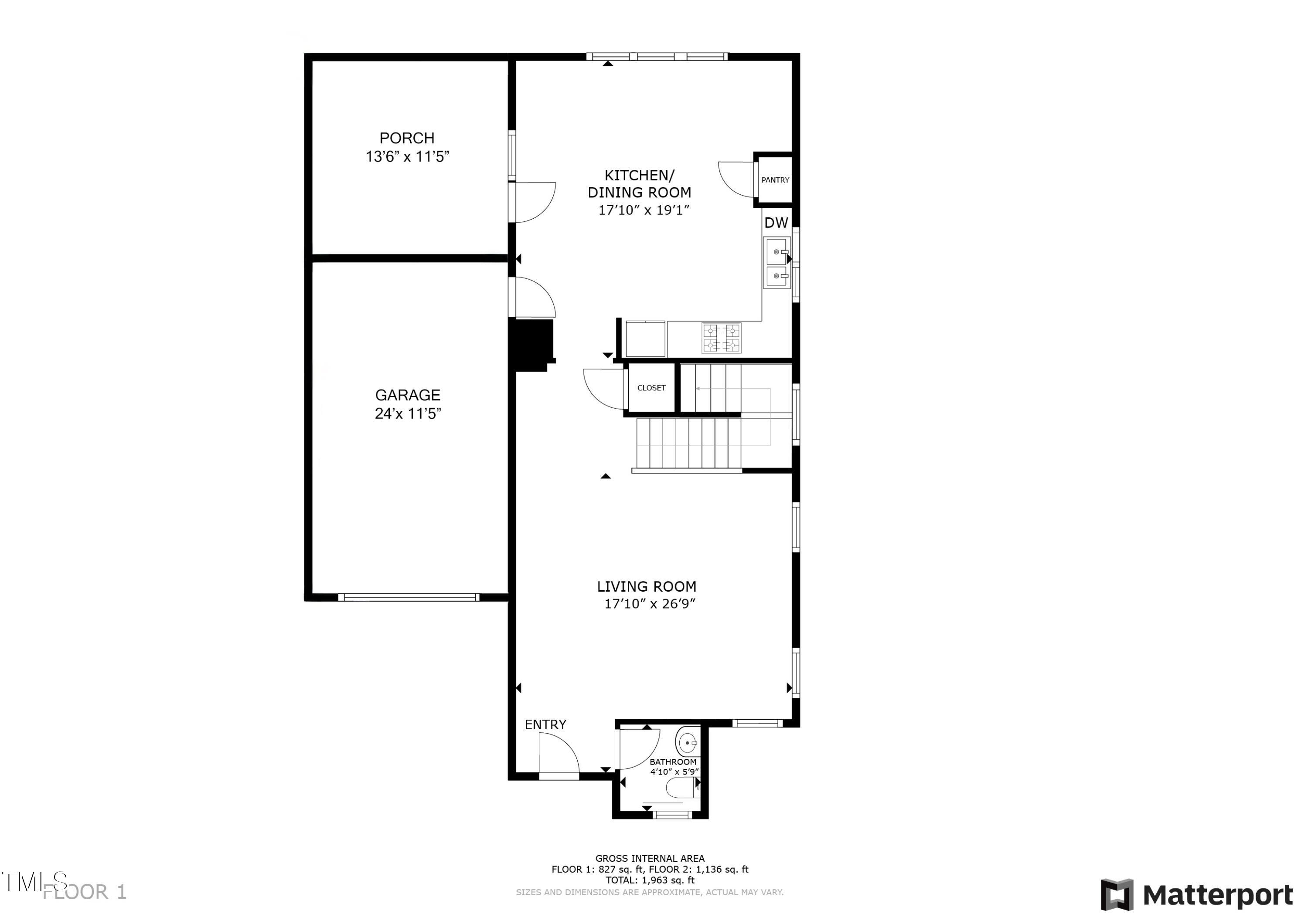 336 New Milford Road Cary, NC 27519 - Photo 52 of 53 a picture of a floor plan
