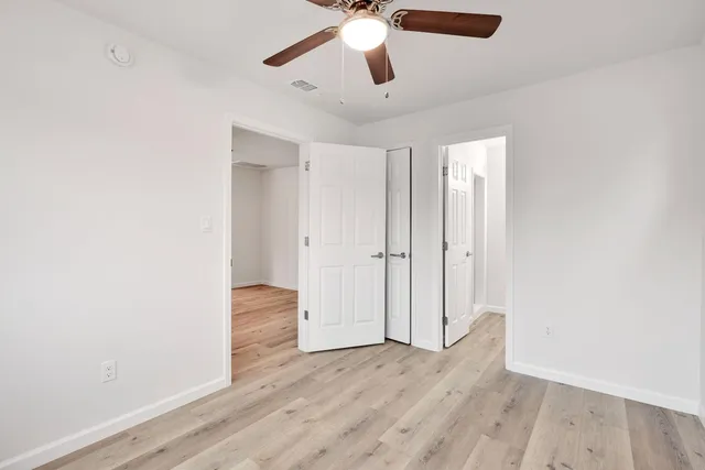 wooden floor in an empty room