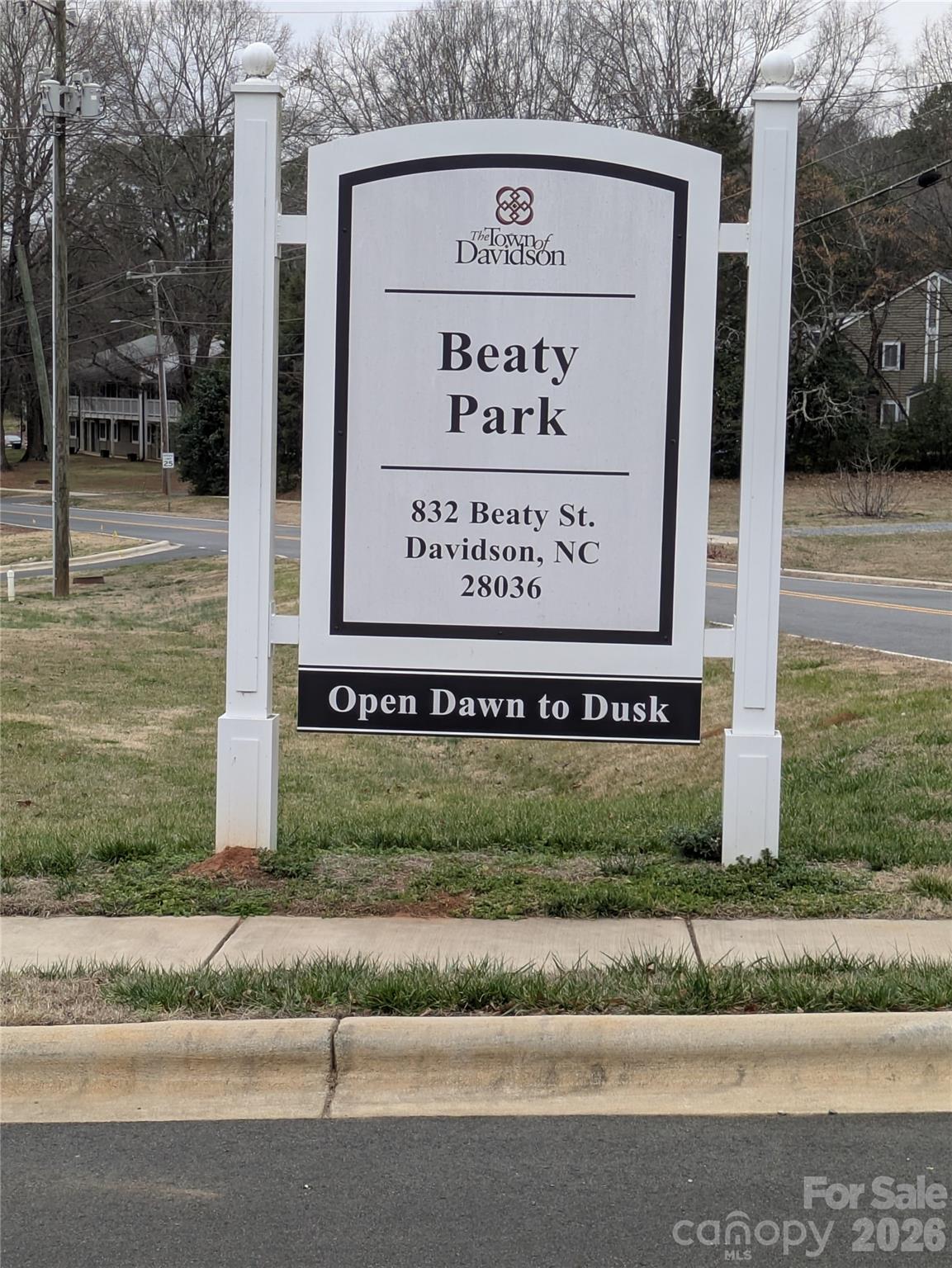 917 Shearer Street, Unit 20 Davidson, NC 28036 - Photo 13 of 16 a sign on the side of a building