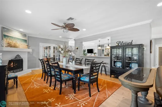 a living room with furniture or couch and a window