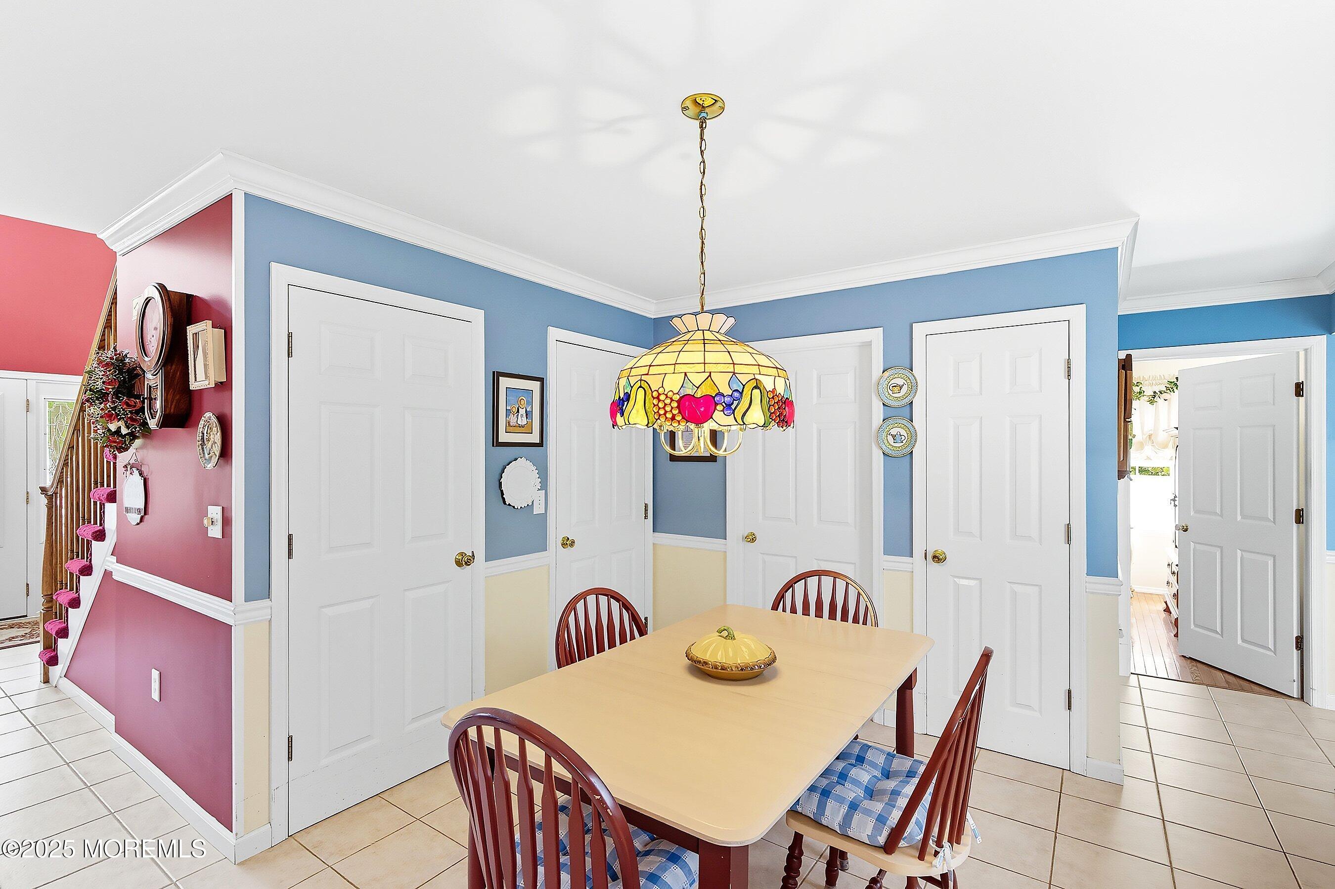 1990 Country Trace Toms River, NJ 08753 - Photo 15 of 33 a view of a dining room with furniture and chandelier