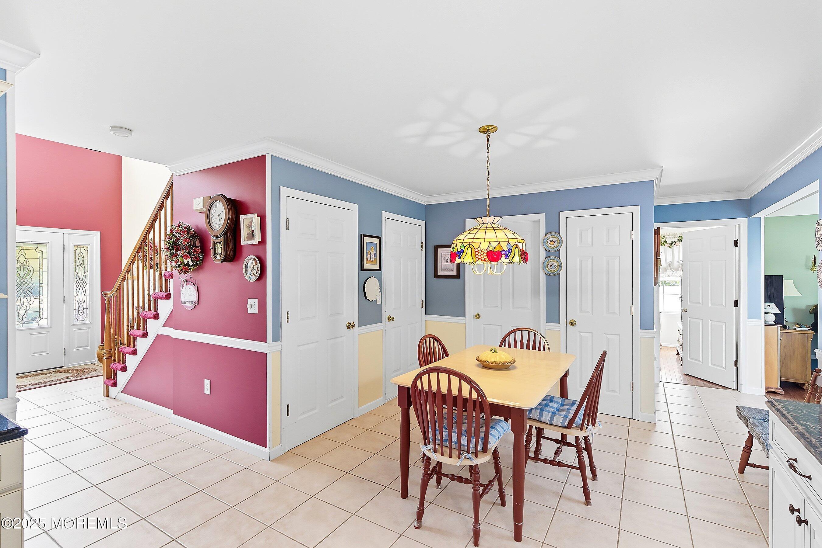 1990 Country Trace Toms River, NJ 08753 - Photo 16 of 33 a view of a dining room with furniture and chandelier