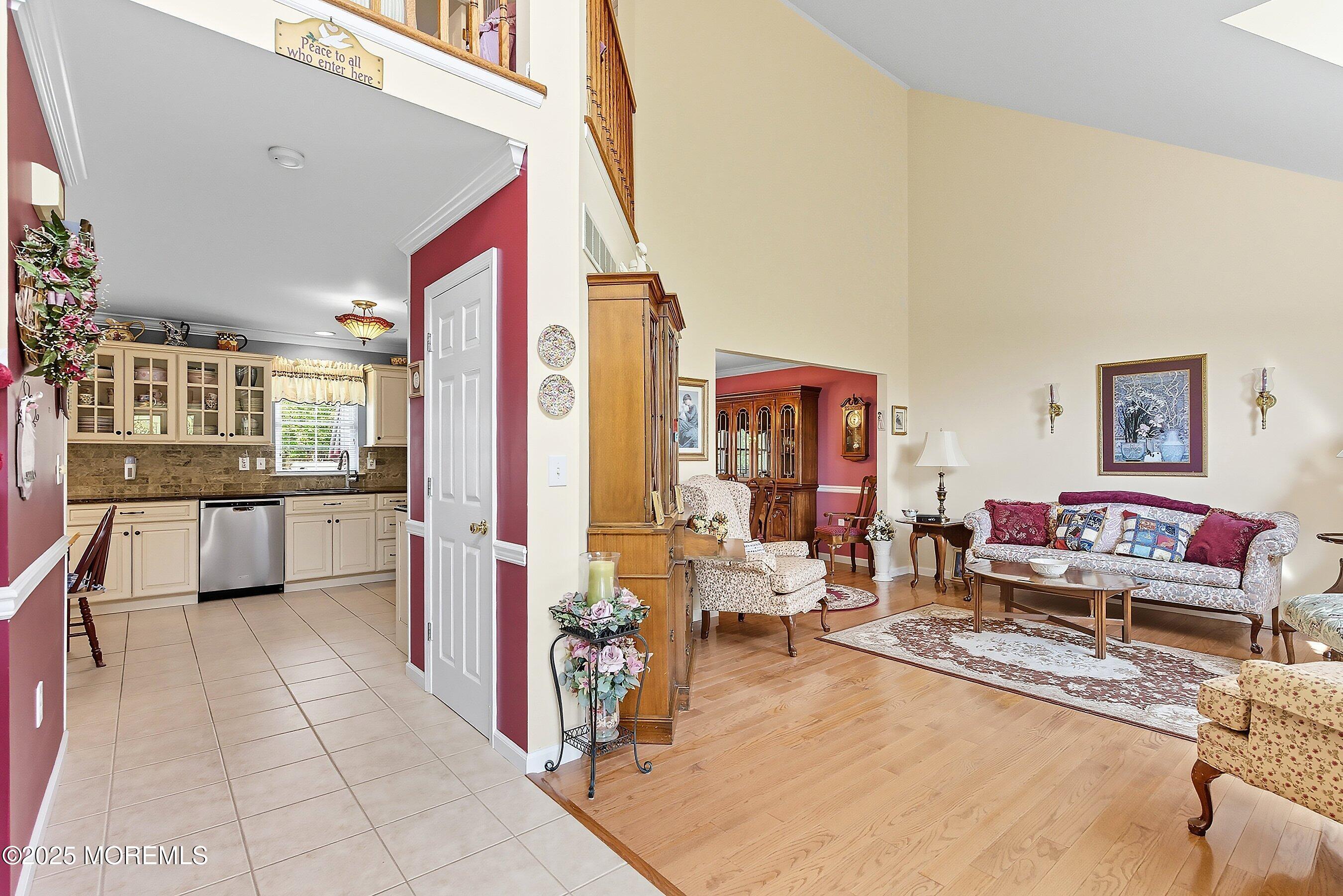 1990 Country Trace Toms River, NJ 08753 - Photo 4 of 33 a living room with furniture and view of kitchen