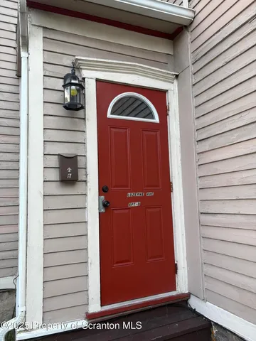 a view of front door