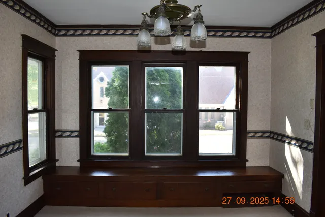 a view of front door with hallway