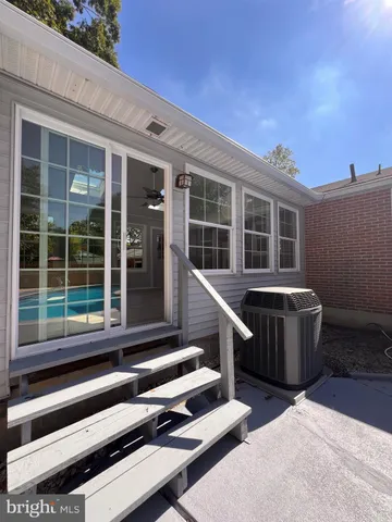 a front view of a house with windows